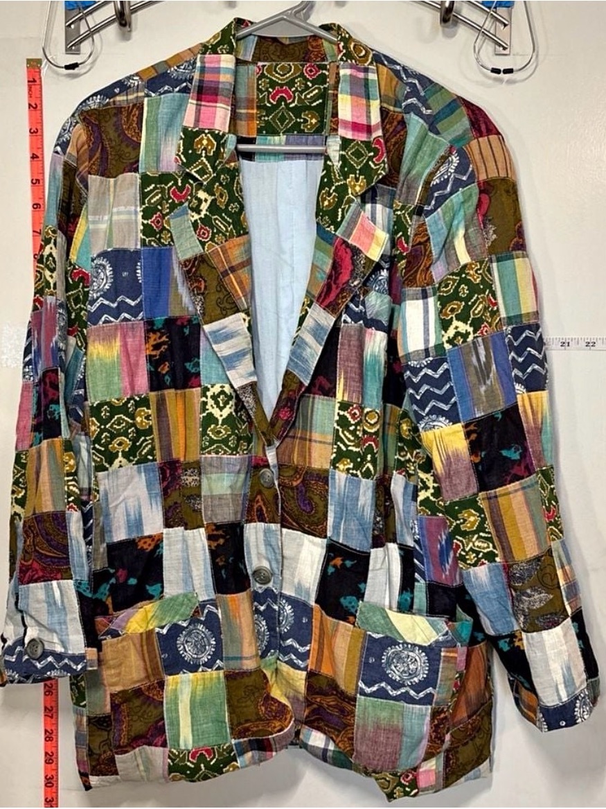 Quilt Coat Handmade Beautiful Medium Clean 1970s Vintage